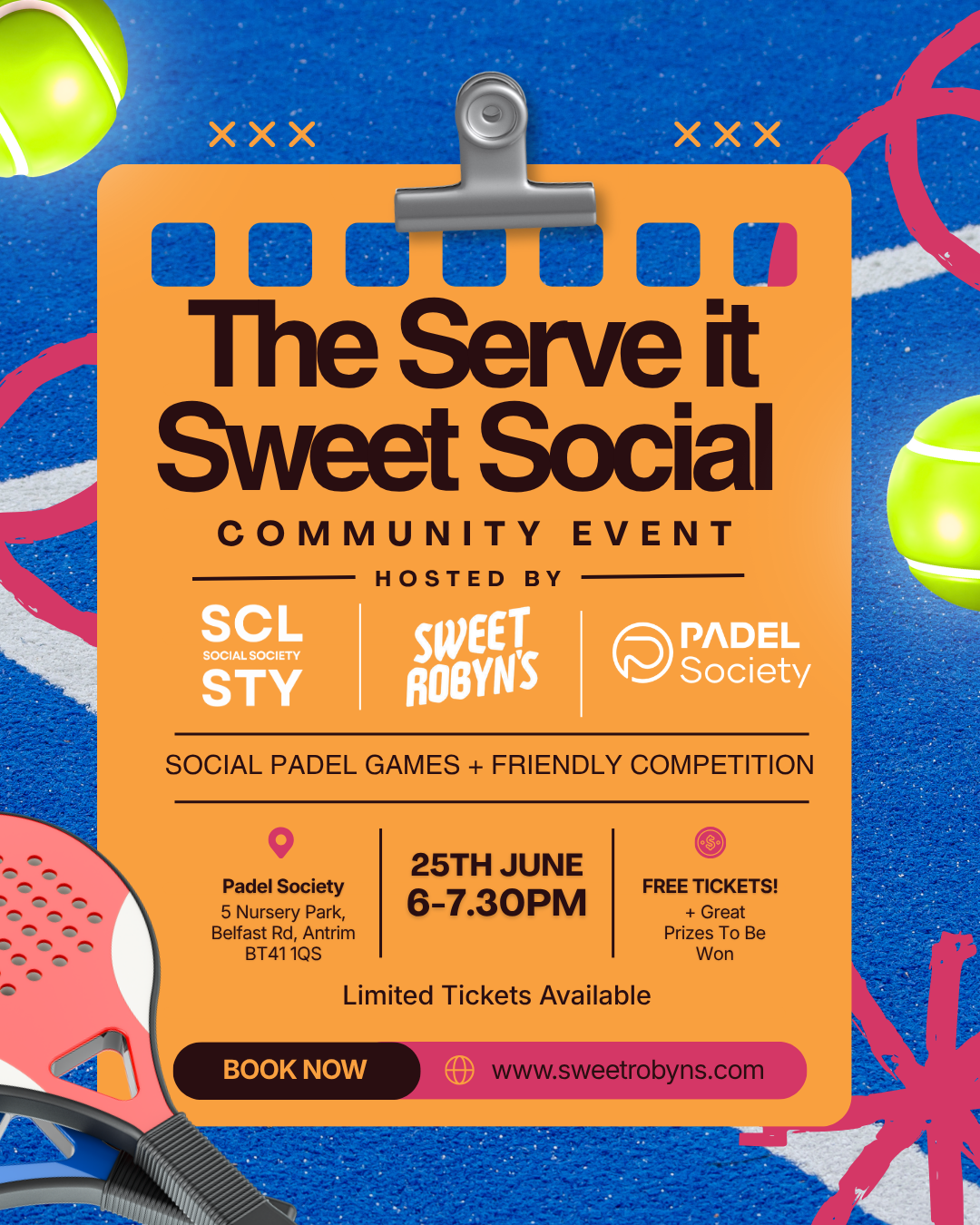 The Serve It Sweet Social 6PM