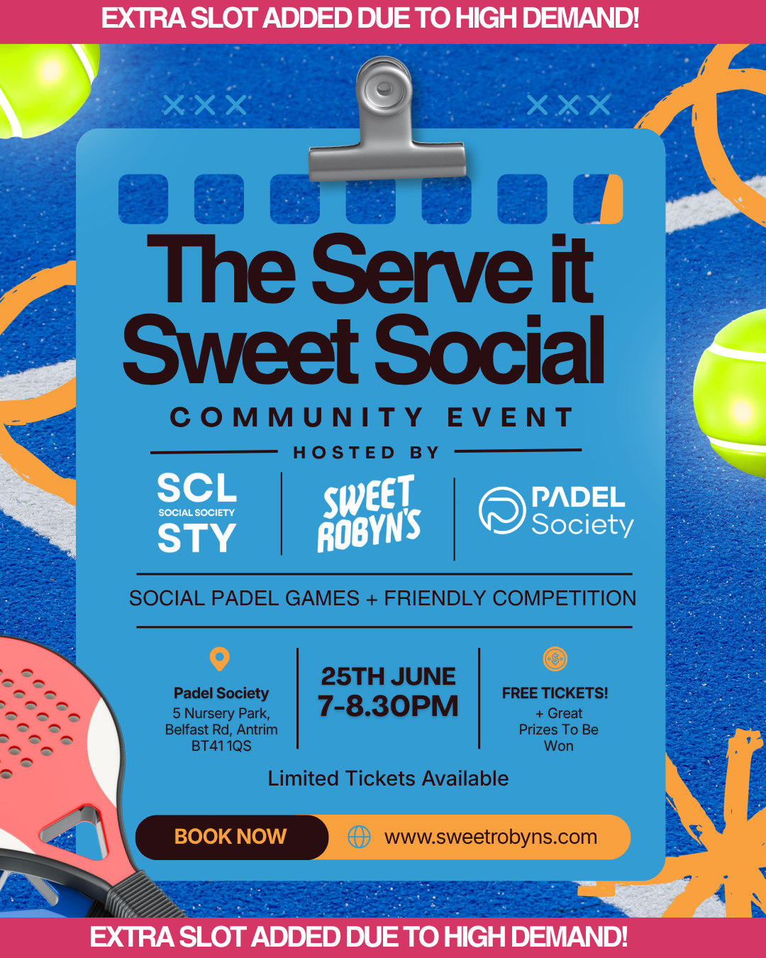 The Serve It Sweet Social 7PM